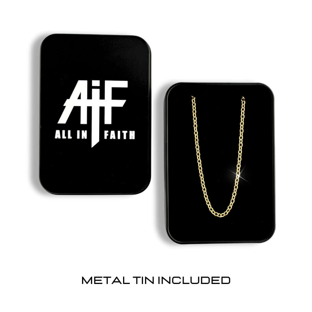 Softball Necklace w/ Dangle Cross | Stainless Steel