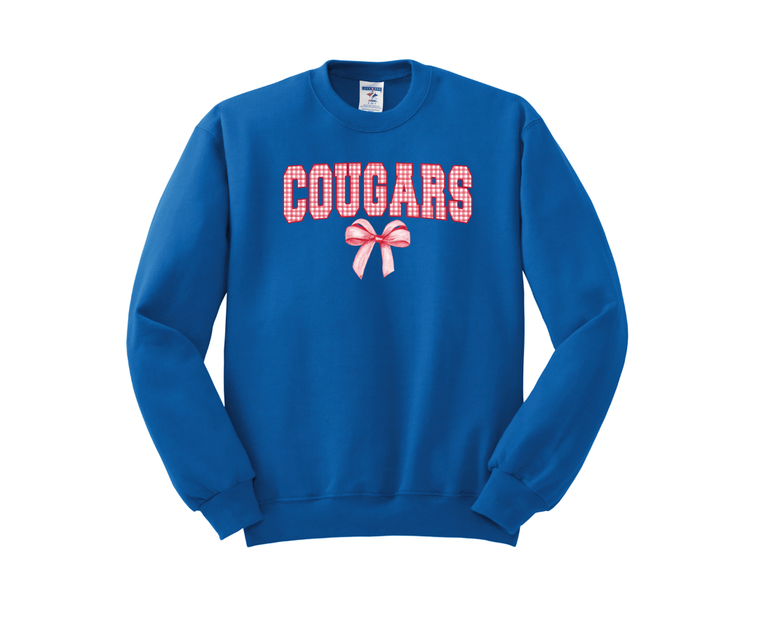 Gingham Coquette Mascot Sweatshirts - Adult π