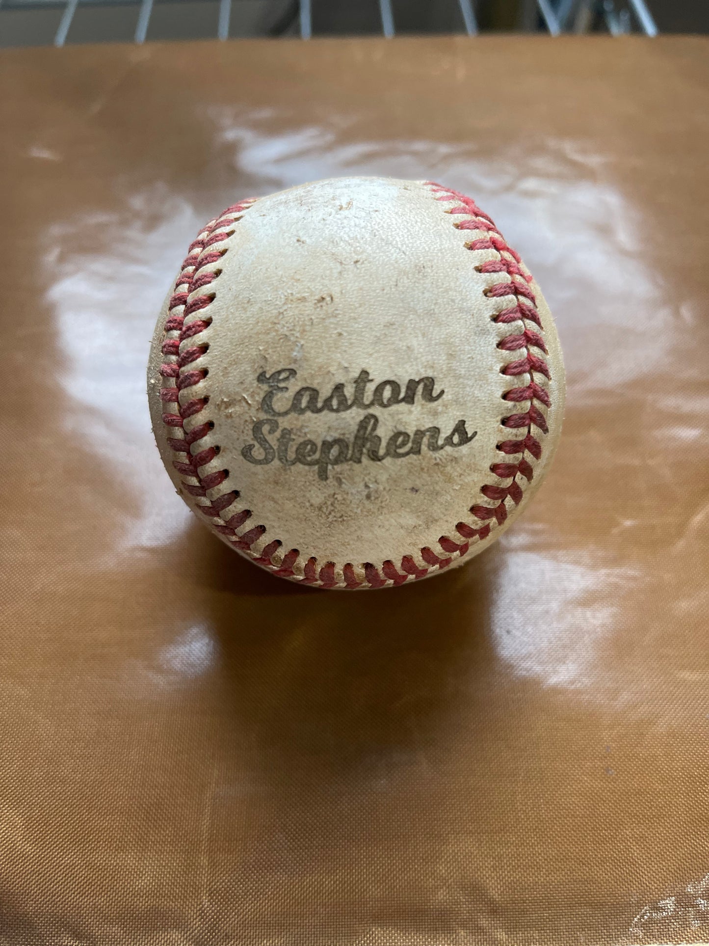 Laser Engraved Baseball