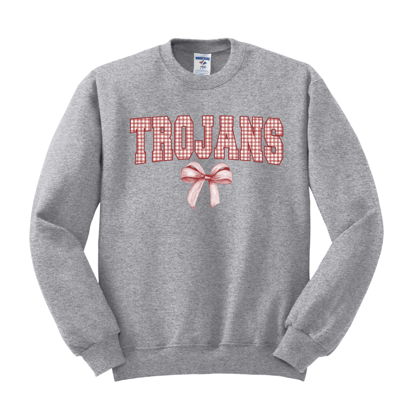 Gingham Coquette Mascot Sweatshirts - Adult π