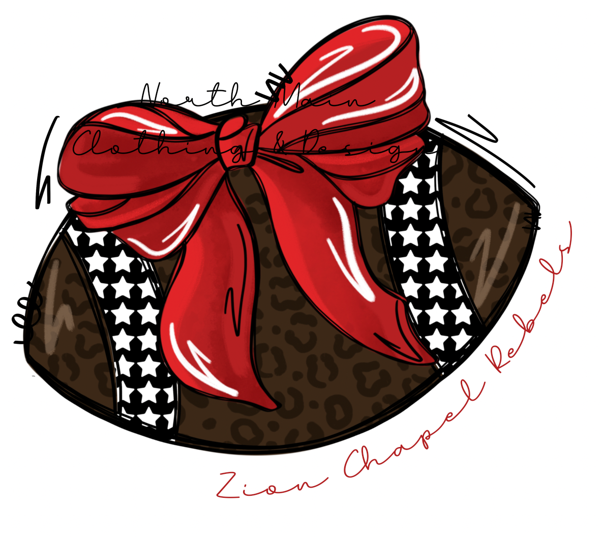 π π Football Bow Mascot - Toddler