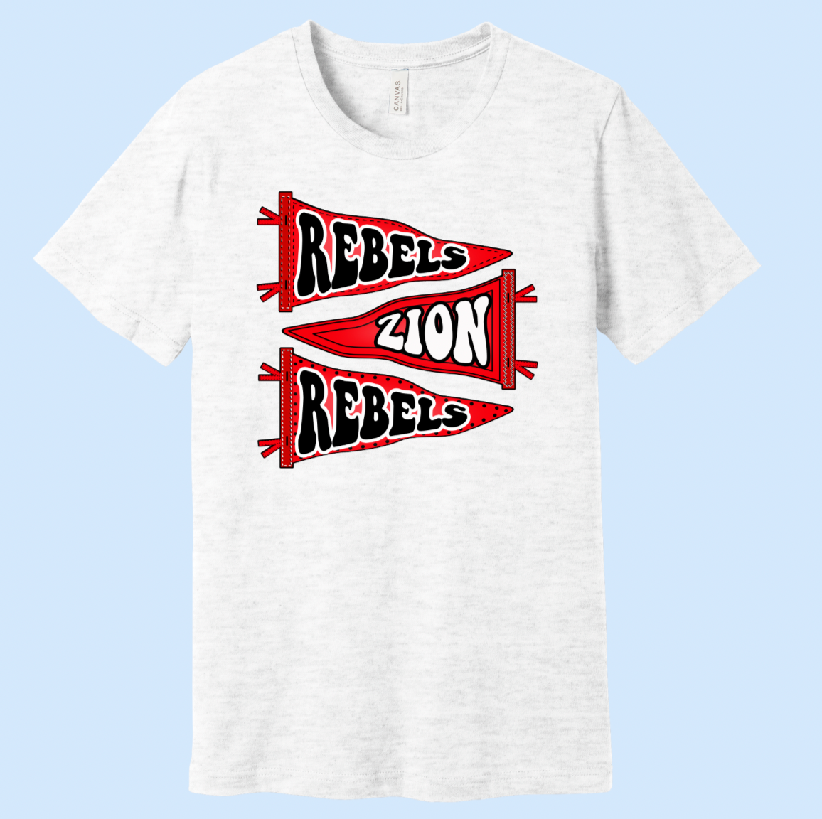 Team Pennant Bella Tshirt - Adult