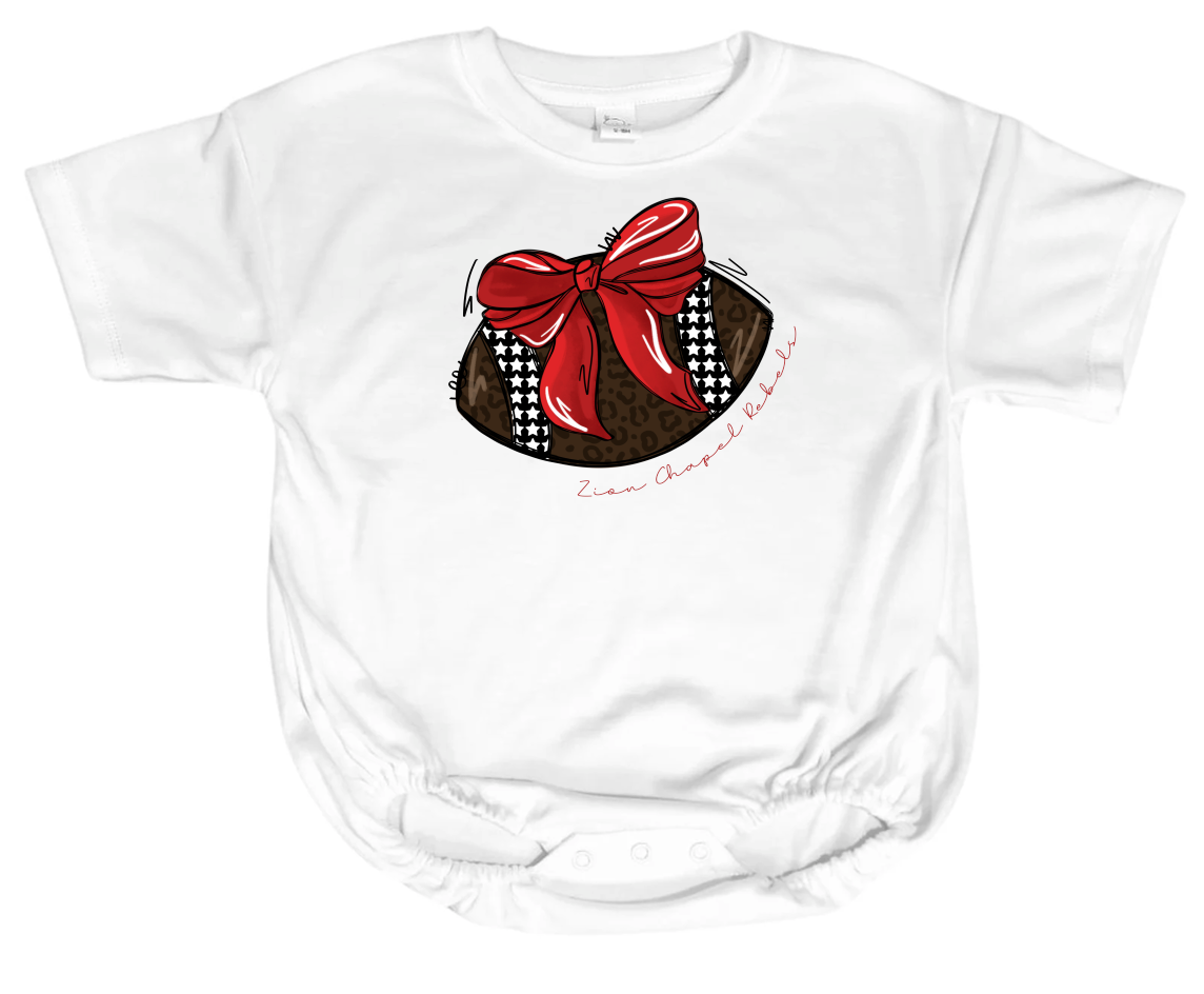 π π Football Bow Mascot - Toddler