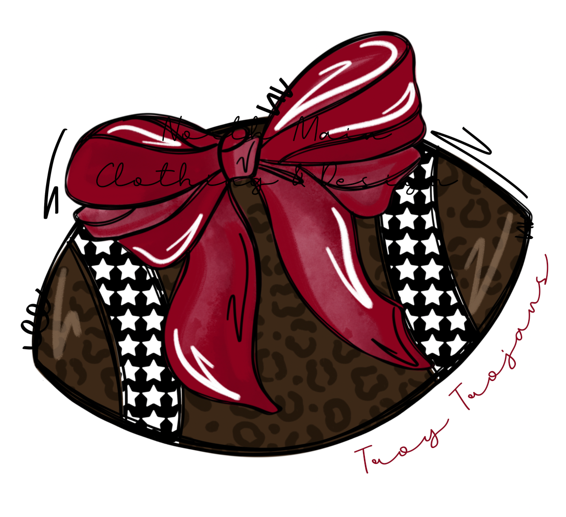 π π Football Bow Mascot - Toddler