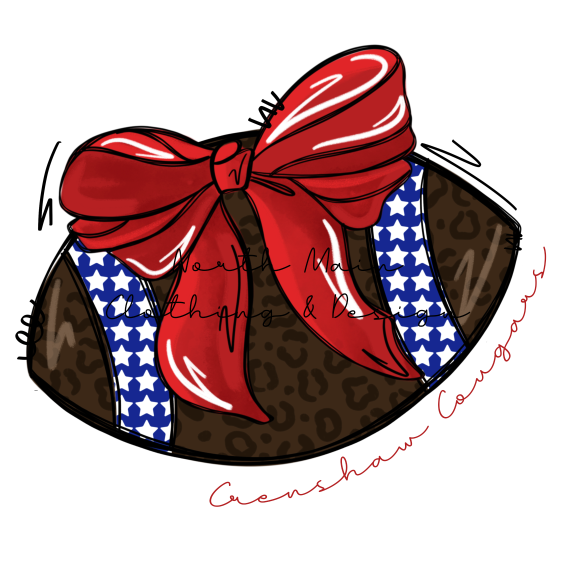 π π Football Bow Mascot - Toddler