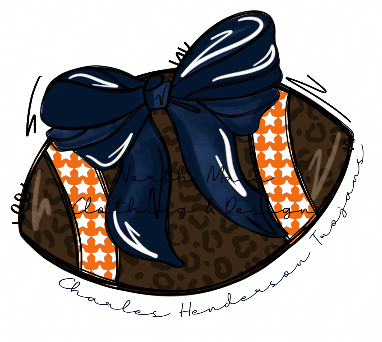 π π Football Bow Mascot - Toddler