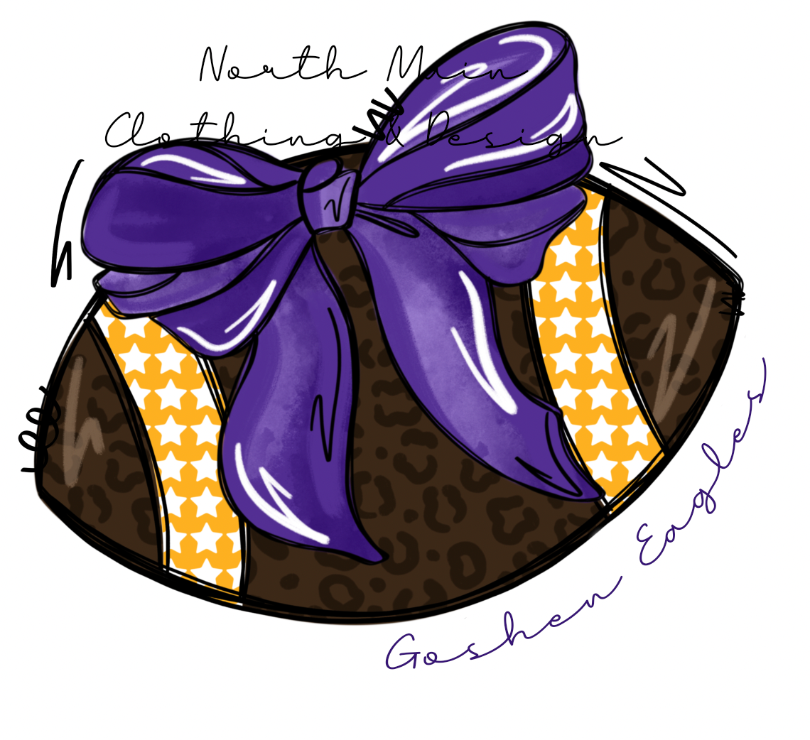 π π Football Bow Mascot - Toddler
