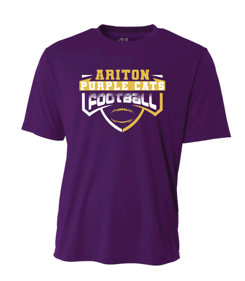 School & Mascot Football - A4 Short Sleeve - solid - adult