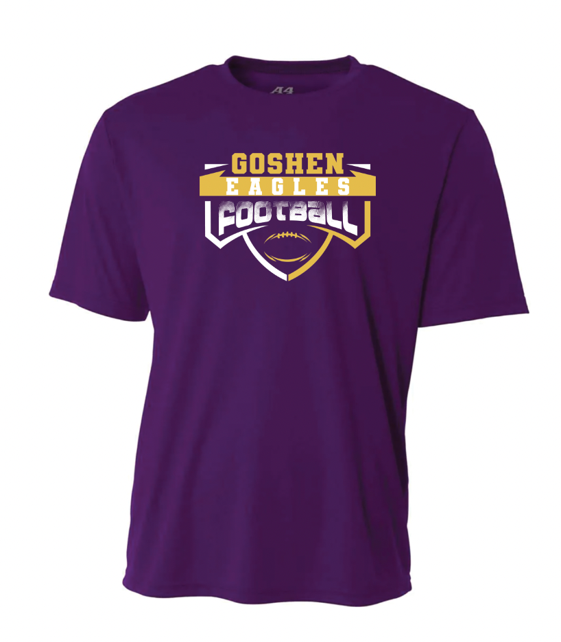 School & Mascot Football - A4 Short Sleeve - solid - adult