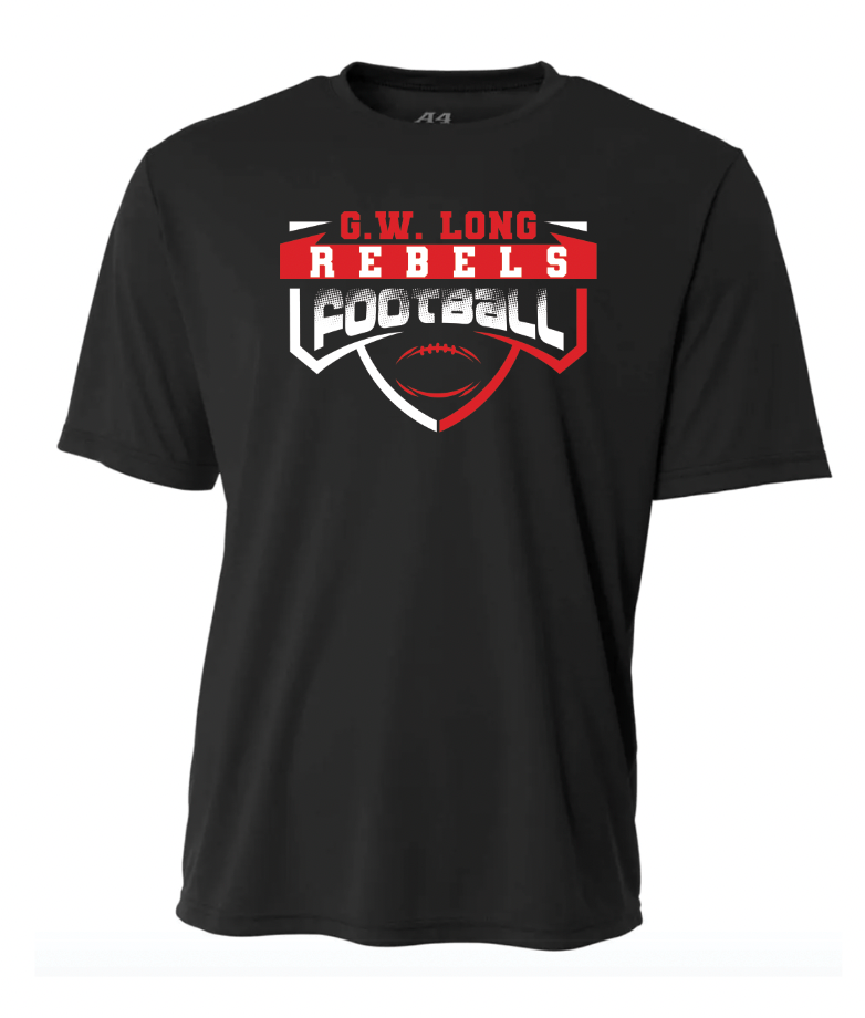School & Mascot Football - A4 Short Sleeve - solid - adult