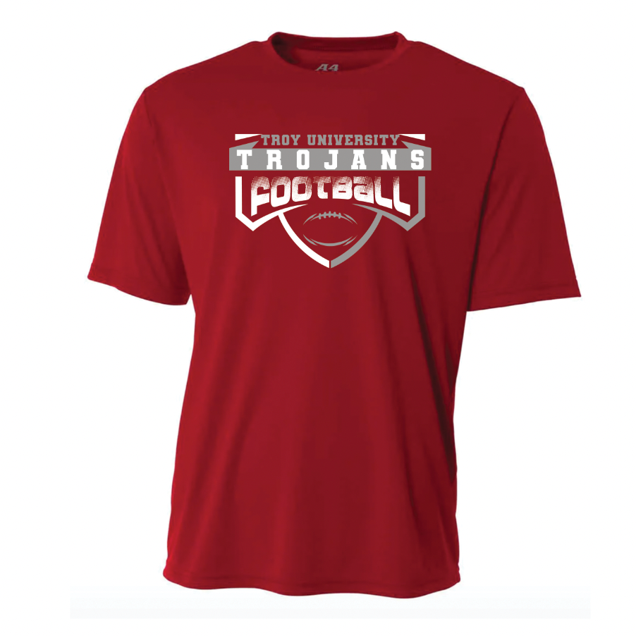 School & Mascot Football - A4 Short Sleeve - solid - adult