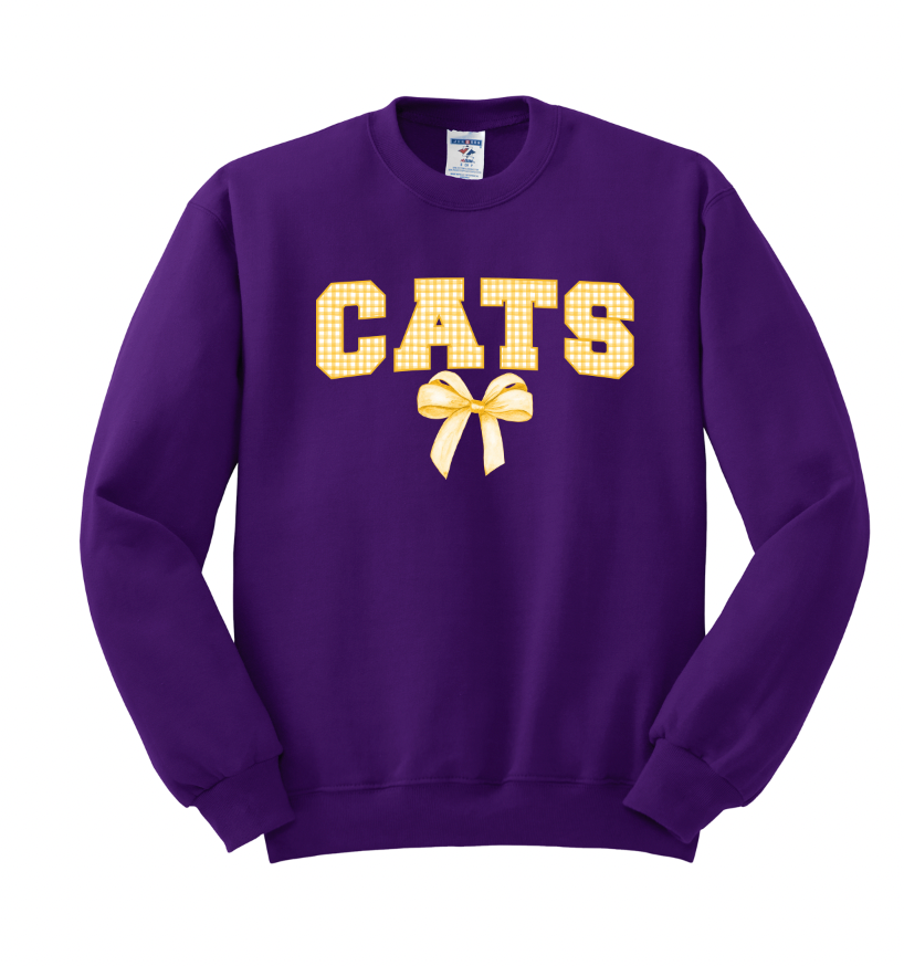 Gingham Coquette Mascot Sweatshirts - Adult π