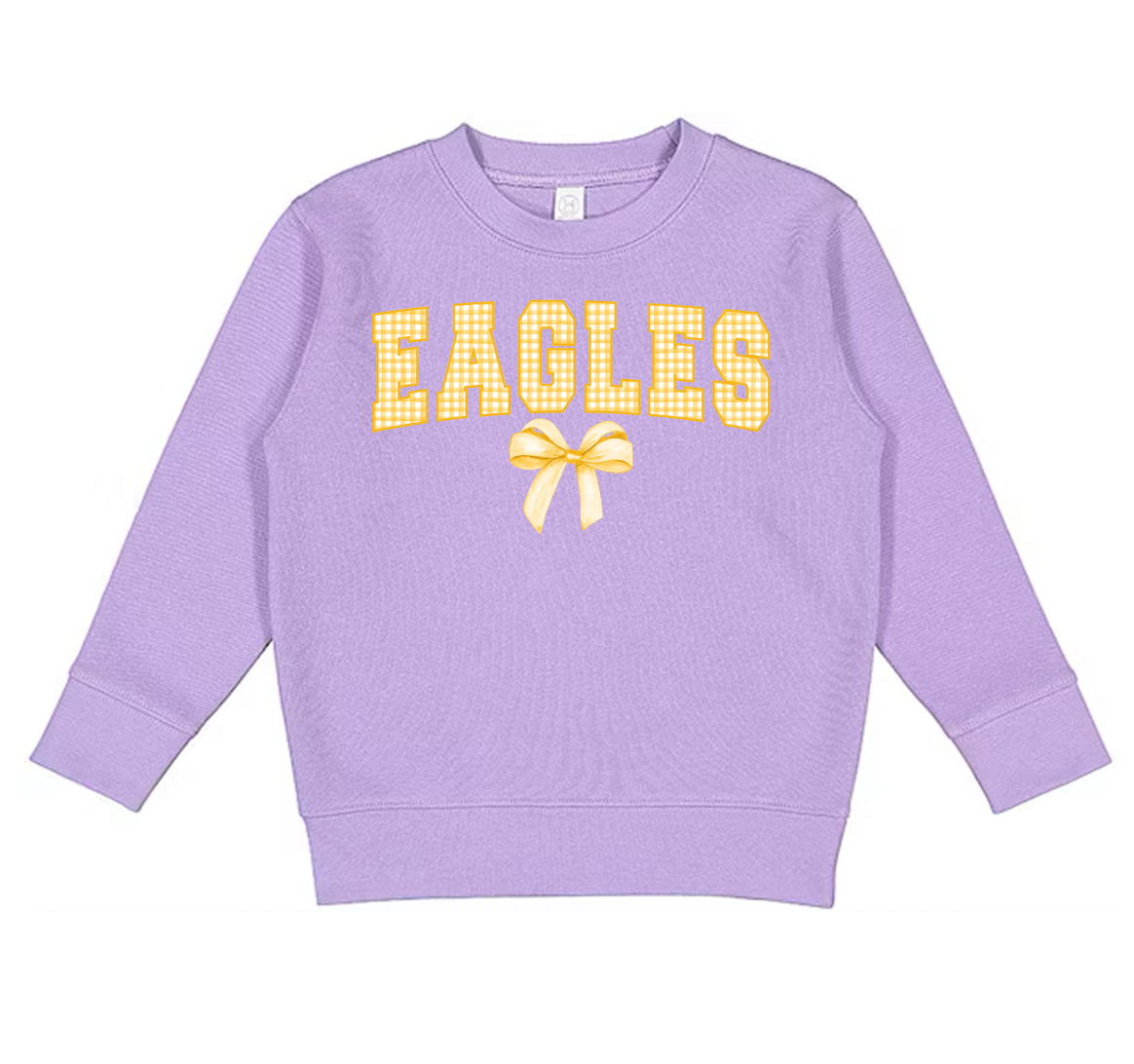 Gingham Coquette Mascot Sweatshirts - Toddler π