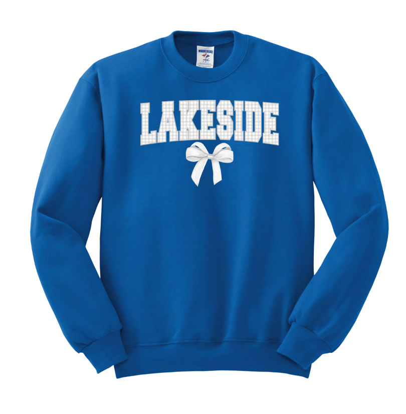 Gingham Coquette Mascot Sweatshirts - Adult π