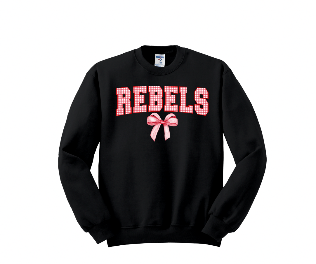 Gingham Coquette Mascot Sweatshirts - Adult π