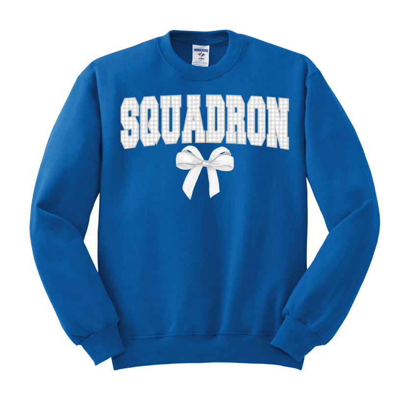 Gingham Coquette Mascot Sweatshirts - Adult π