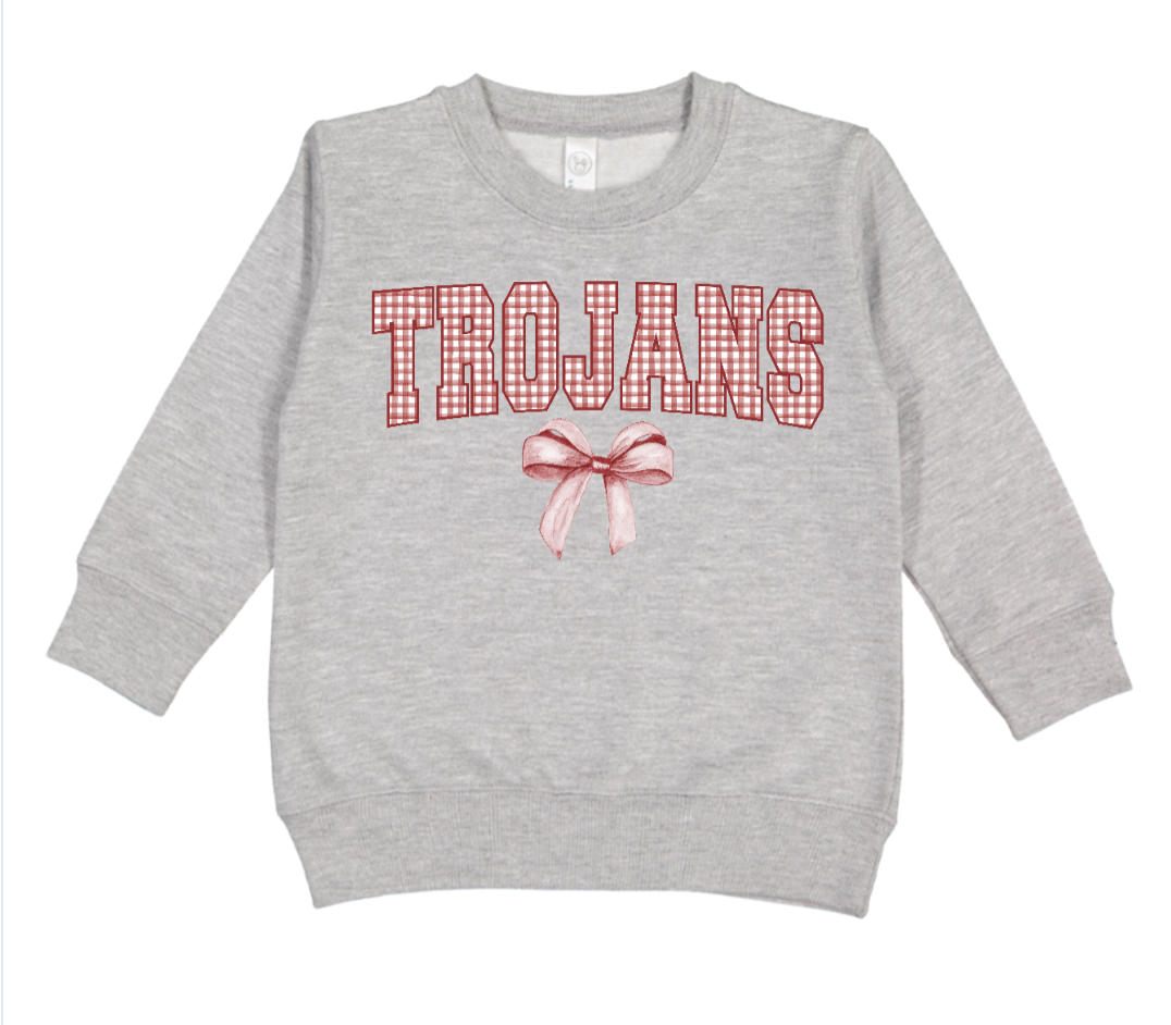 Gingham Coquette Mascot Sweatshirts - Adult π