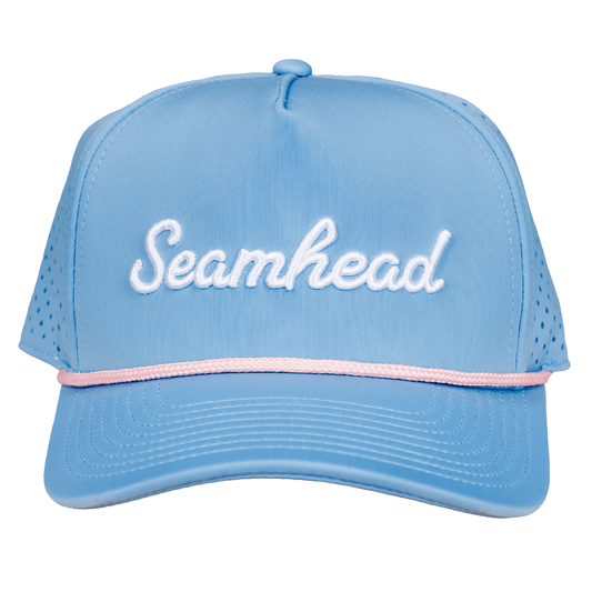 Seamhead Rope Snapback Hat (Baby Blue)