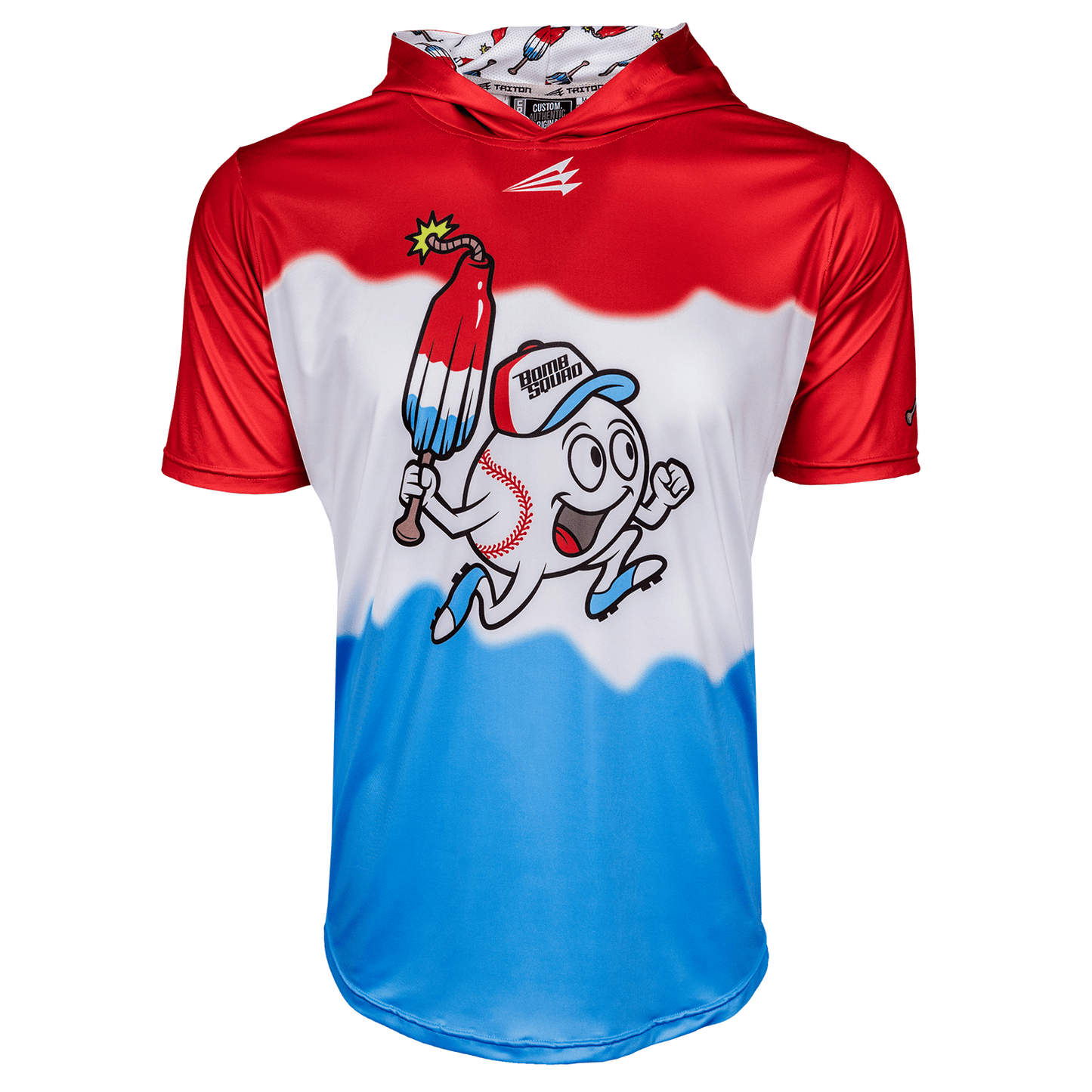 Bomb Squad Pop Baseball HyperMAX Short Sleeve Hoodie