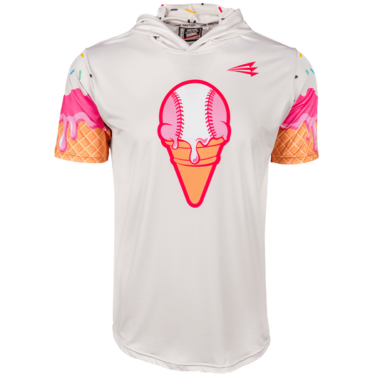 Cream City Baseball Ice Cream HyperMAX Short Sleeve Hoodie