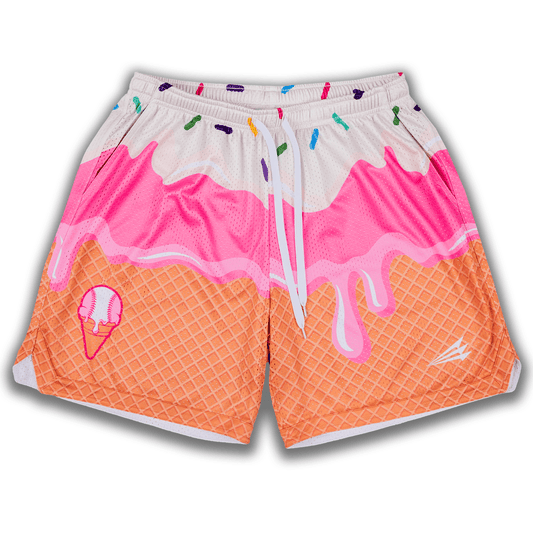 Cream City Ice Cream Mesh Lifestyle Baseball Shorts