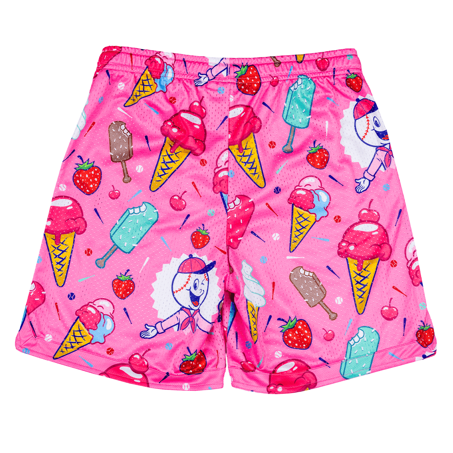 The Ice Cream Man Lifestyle Baseball Mesh Shorts