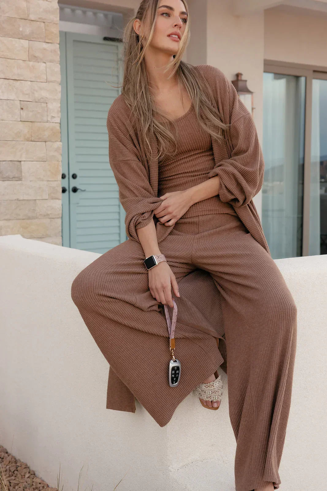 Blush and Bows Wrist Lanyard