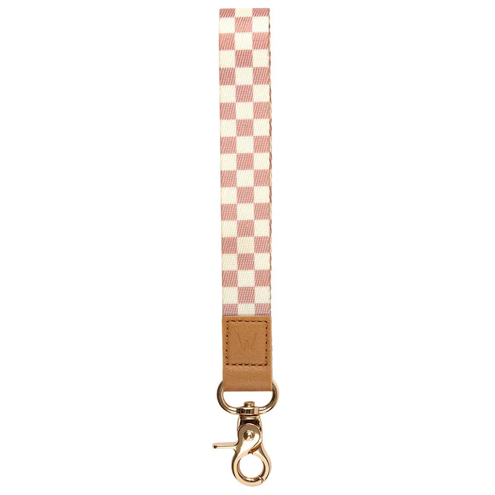 Blush Check Wrist Lanyard