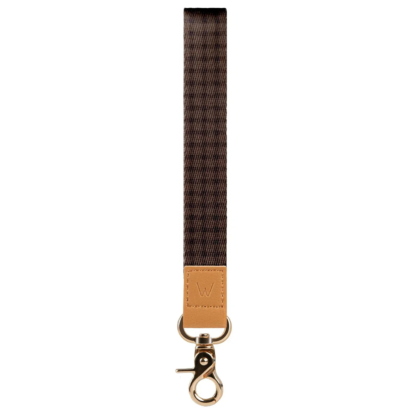 Cafe Gingham Wrist Lanyard