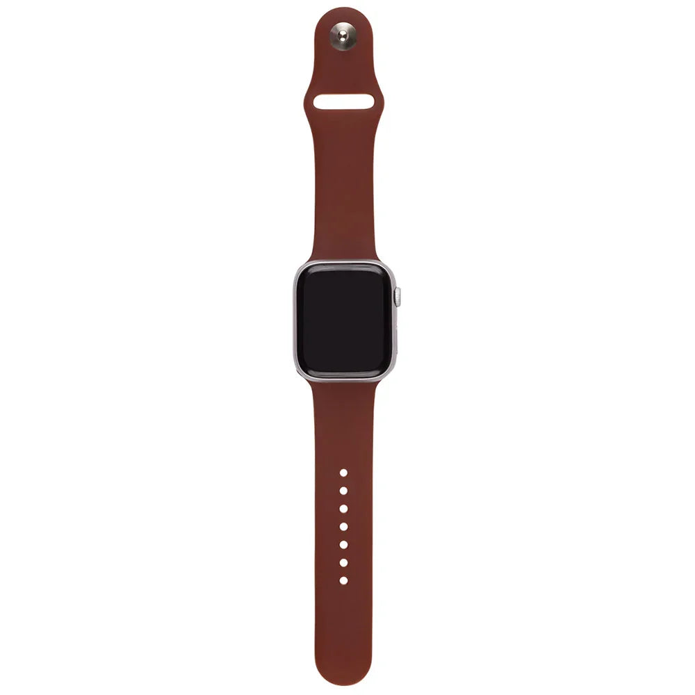 Crimson Bloom Watch Band