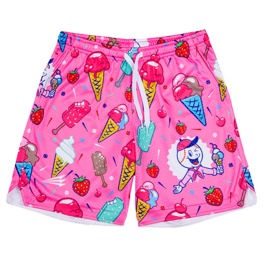 The Ice Cream Man Lifestyle Baseball Mesh Shorts
