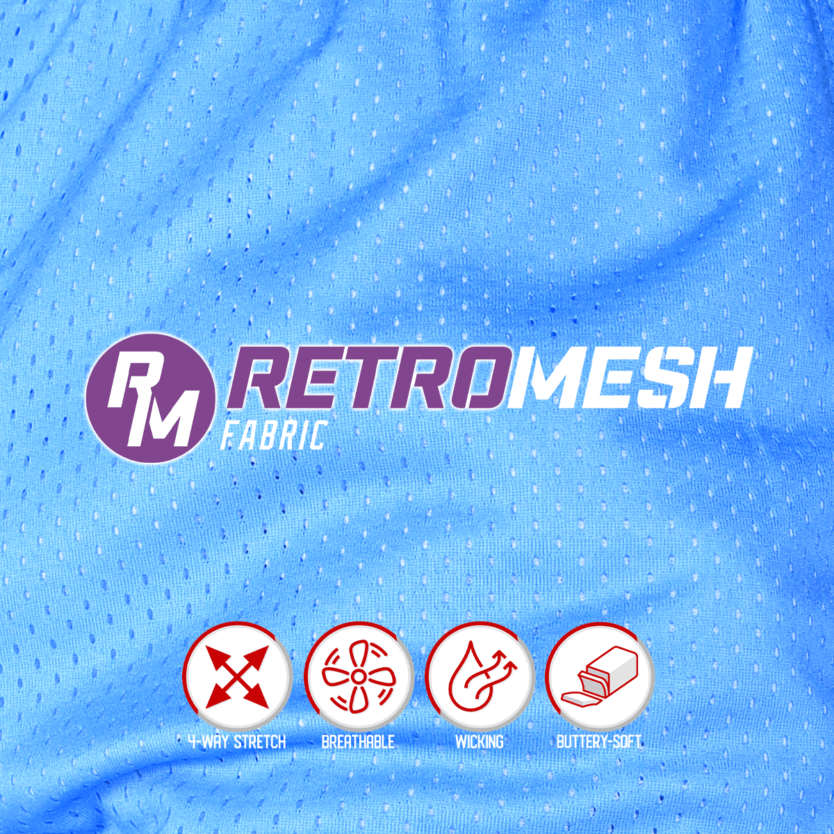 Baseball Seam Cross Lifestyle Baseball Mesh Shorts