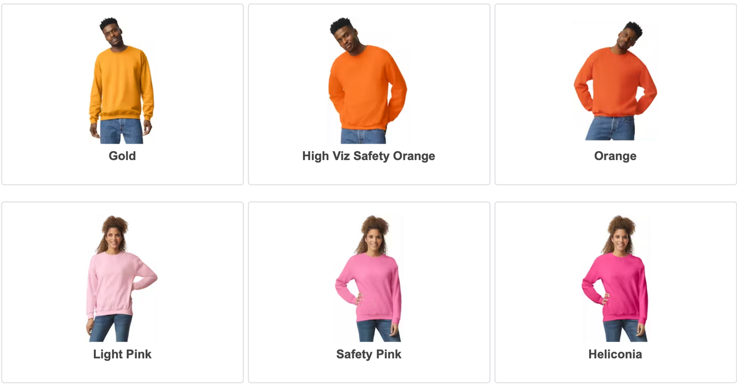 Collar Embroidered Sweatshirt - Adult