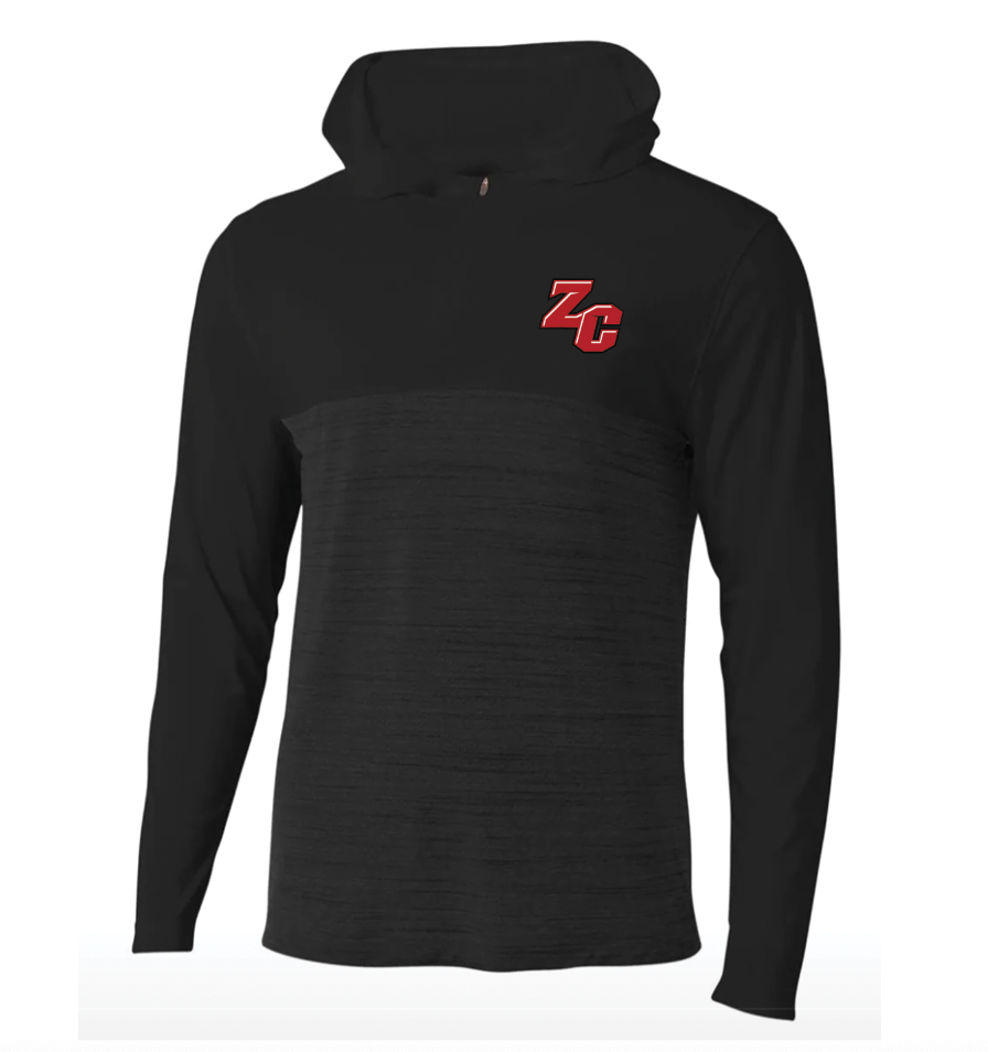 A4 Quarter Zip - Youth & Adult - School Logo