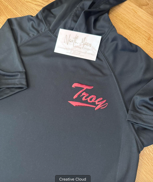 Troy Metallic Script - youth/adult