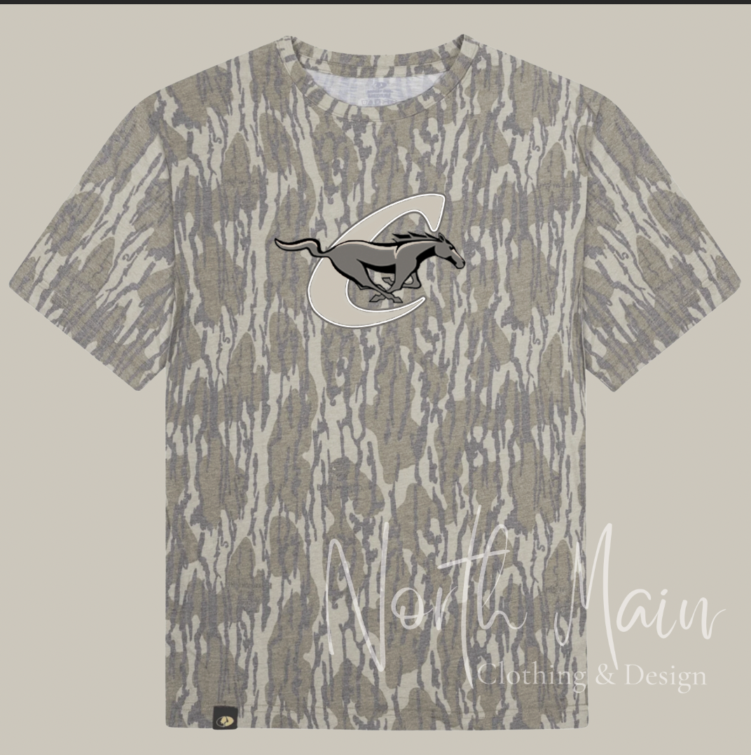 Wash out Camo Short Sleeve Tee