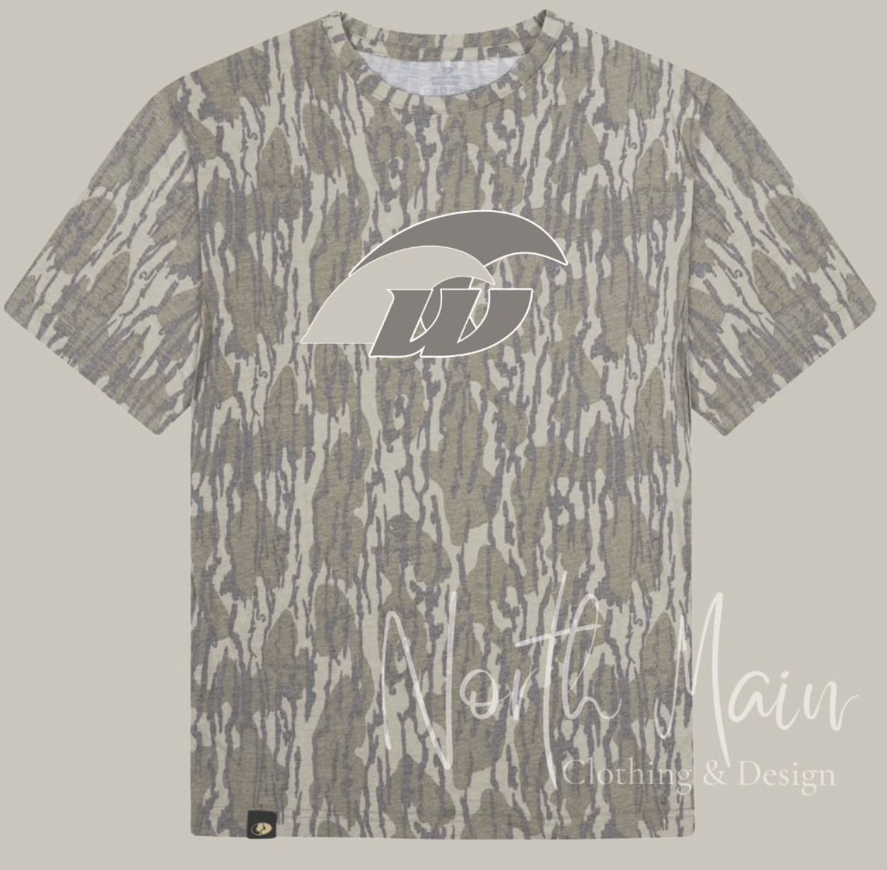 Wash out Camo Short Sleeve Tee