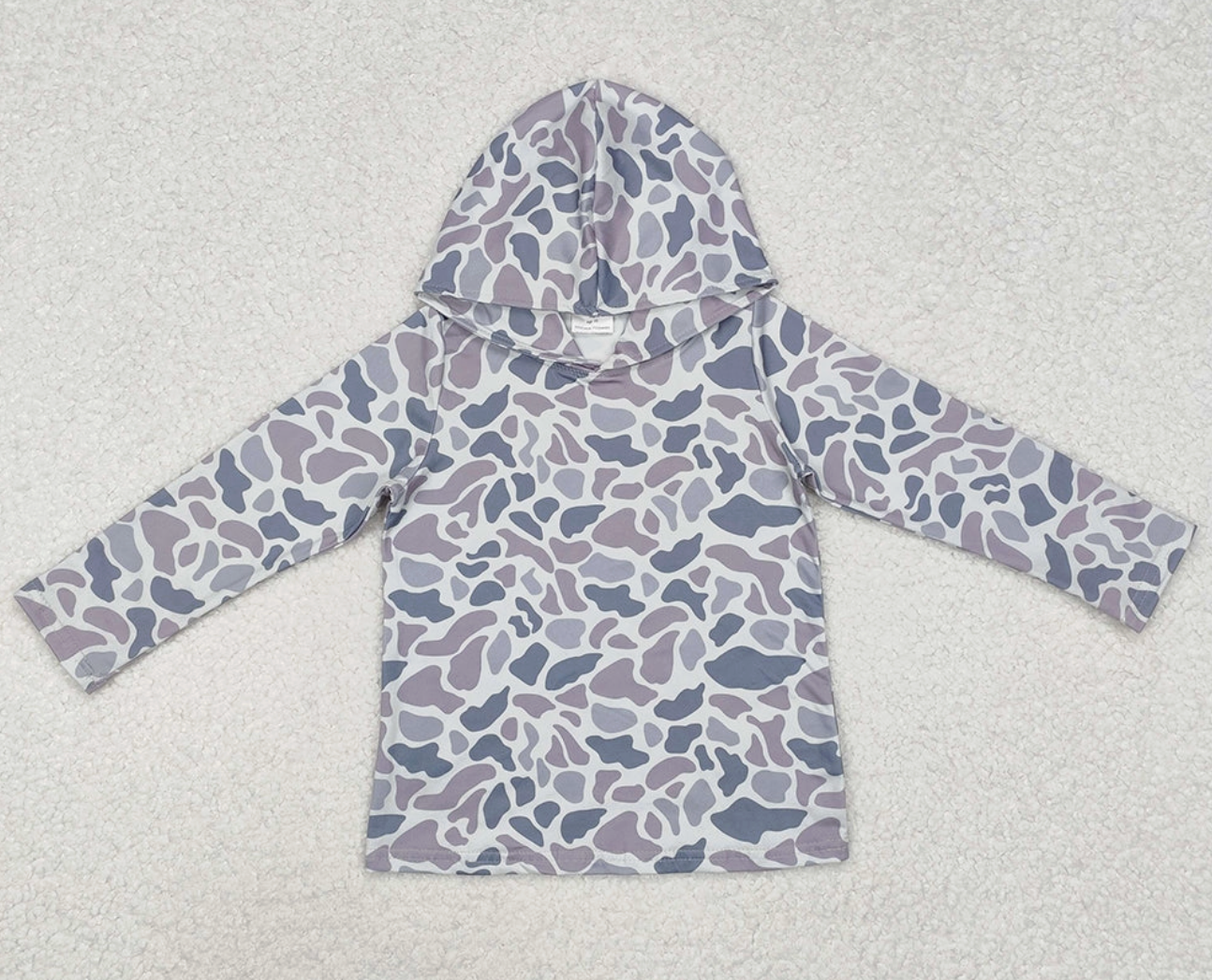 Boys Camo Long Sleeve Hoodies