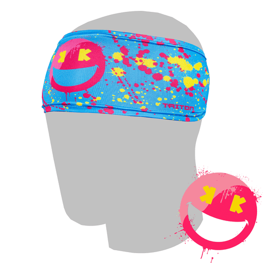 Smiley K Paint Splatter HyperMAX Baseball Headband