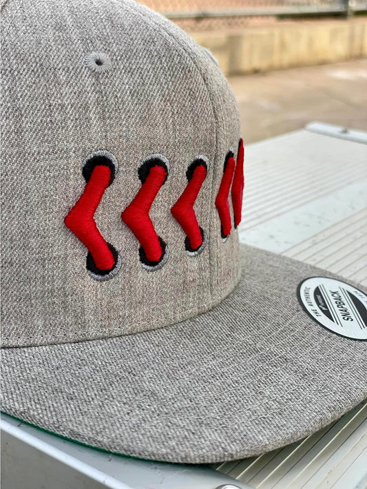 *Pre-Order* Baseball Stitch Flat Bill Hat