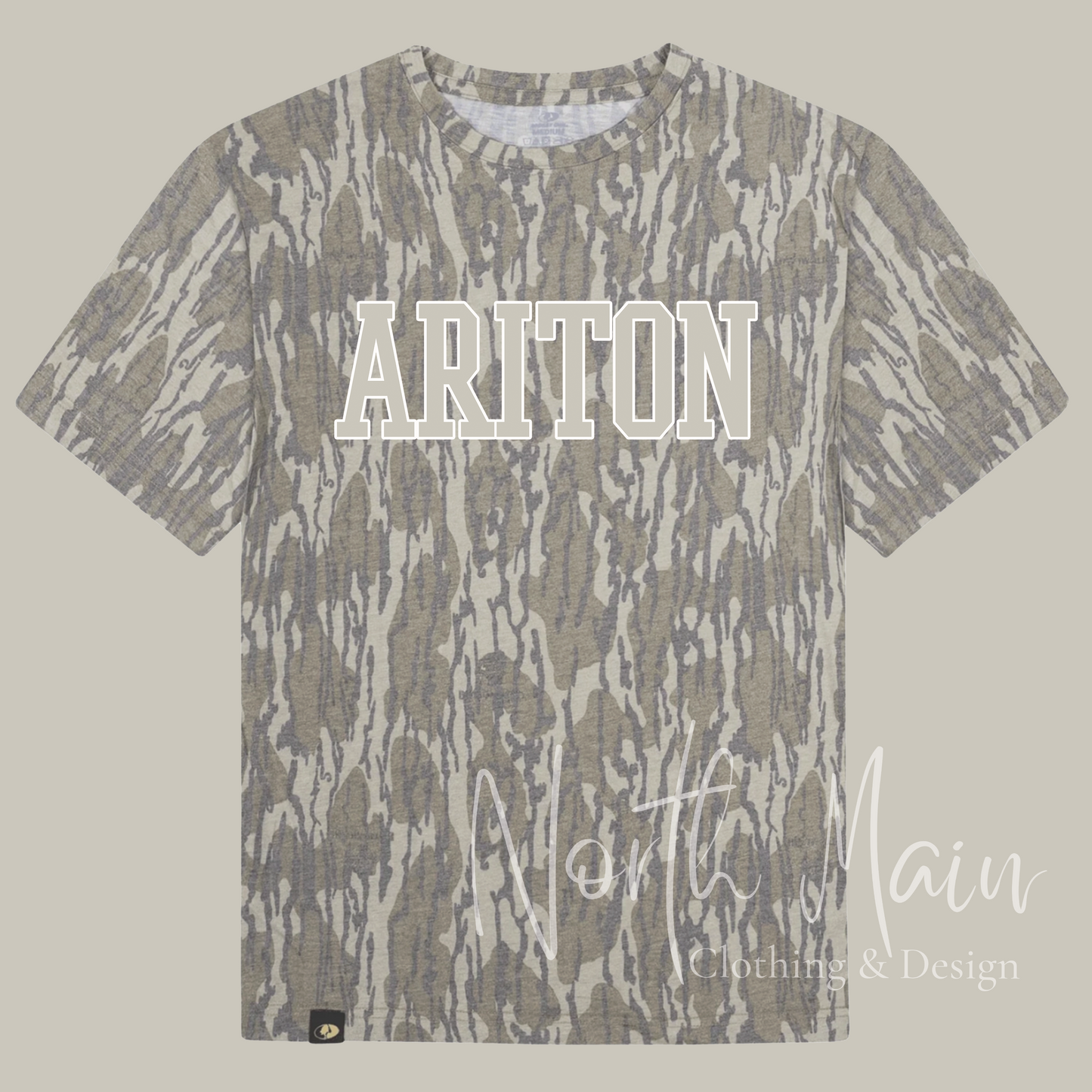 Wash out Camo Short Sleeve Tee