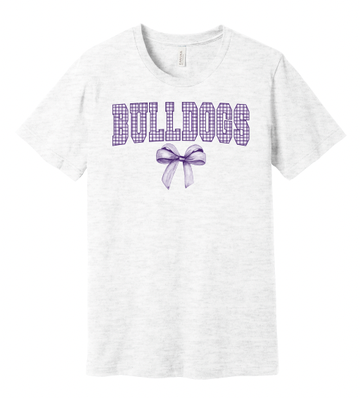 Gingham Coquette Mascot Bella Tshirt - Youth 🎀