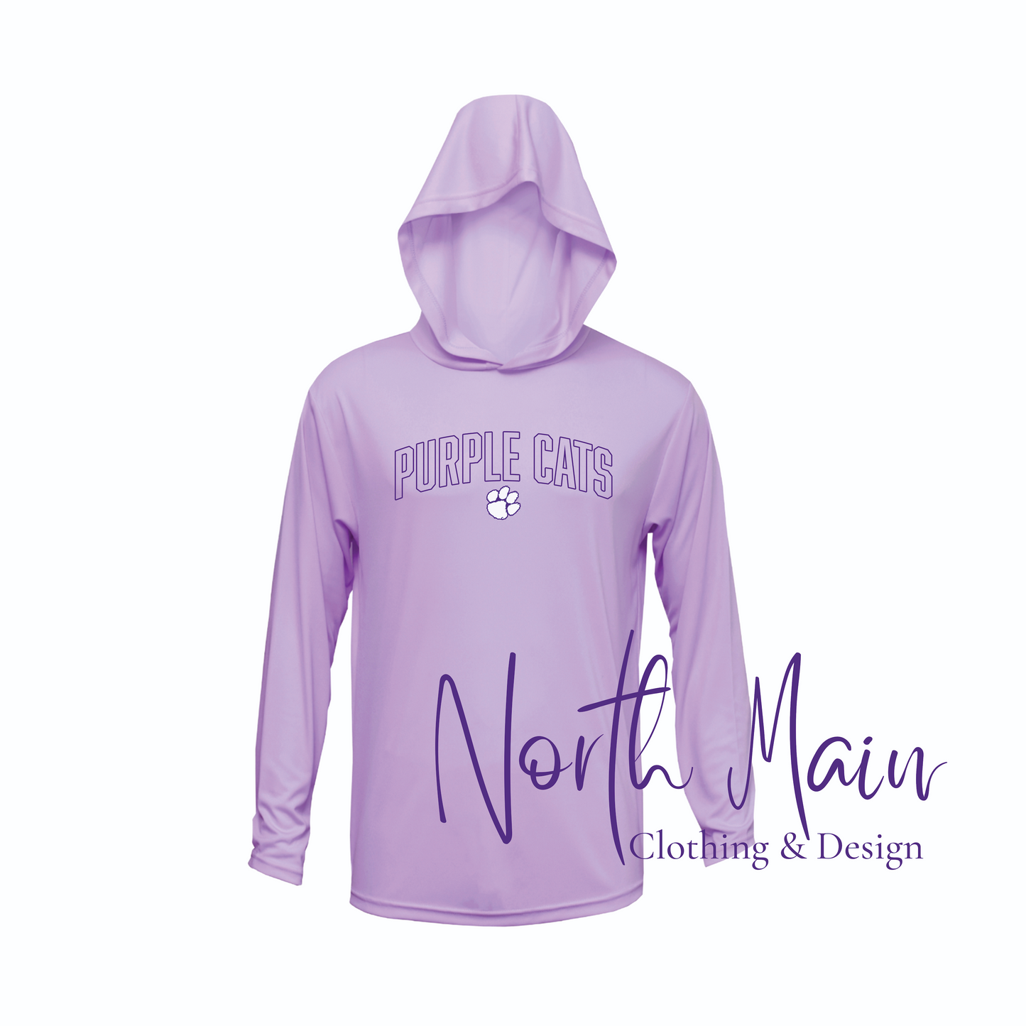 Your Team Baseball with Logo - Short or Long Sleeve A4 Hoodie