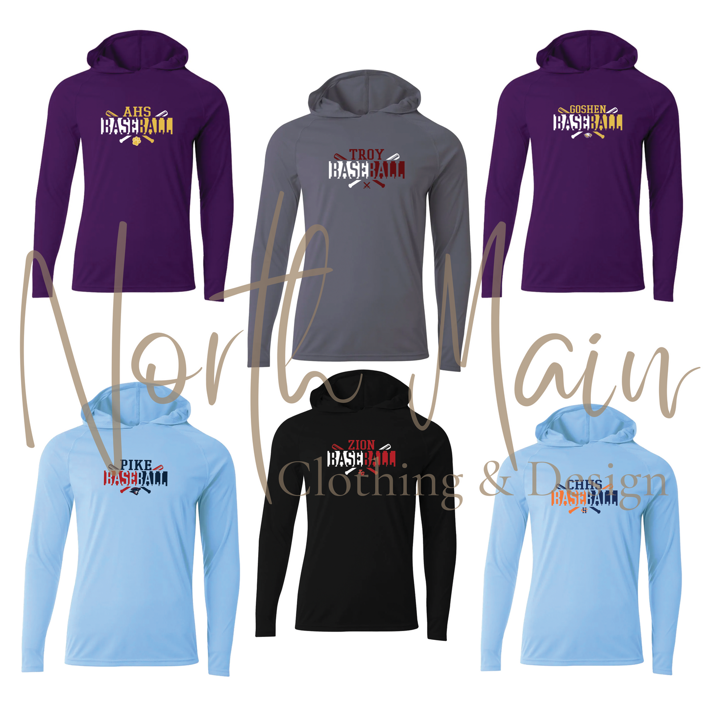 Team Baseball - A4/BAW Performance Hoodie (youth & adult)