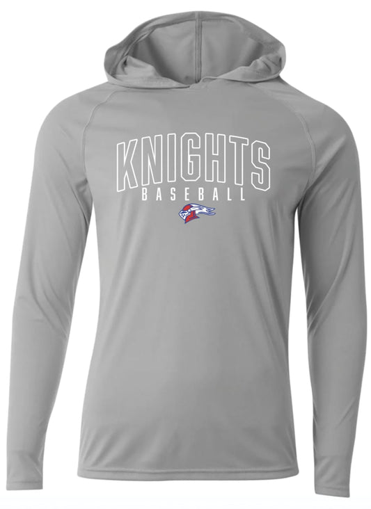 Your Team Baseball with Logo - Short or Long Sleeve A4 Hoodie