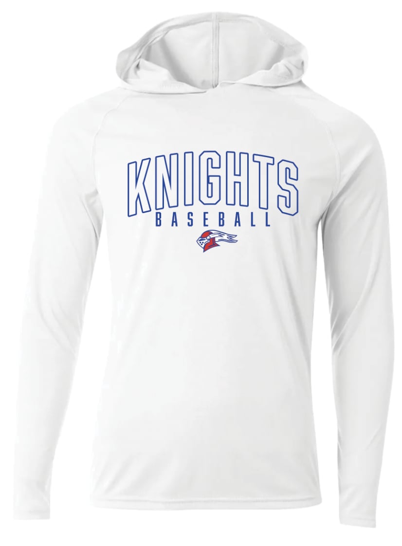 Your Team Baseball with Logo - Short or Long Sleeve A4 Hoodie
