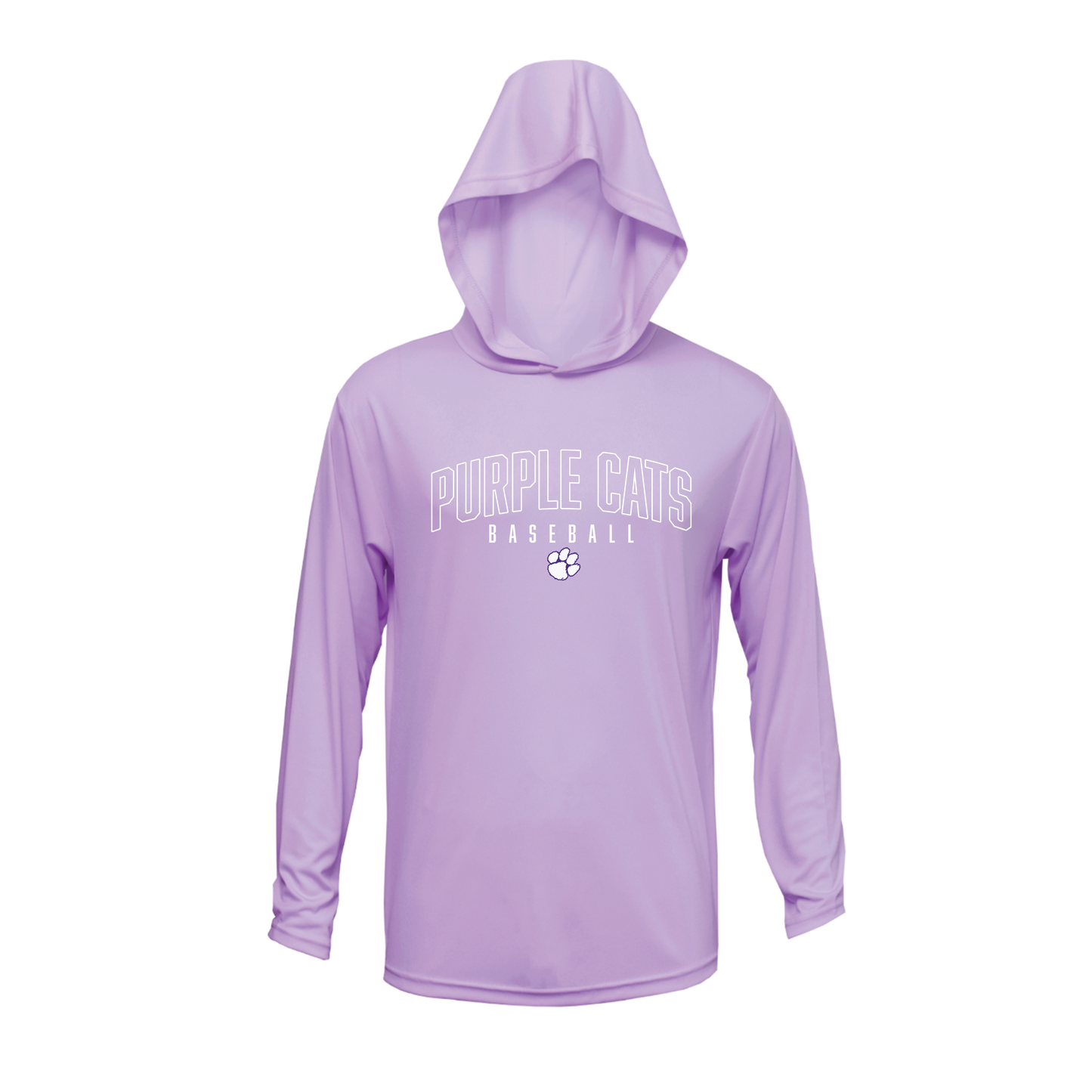 Your Team Baseball with Logo - Short or Long Sleeve A4 Hoodie