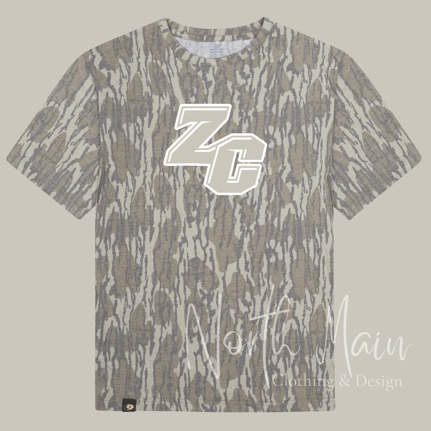 Wash out Camo Short Sleeve Tee